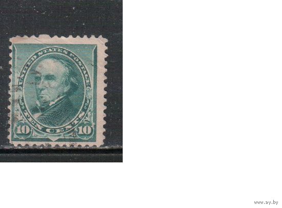 США-1890, (Мих.96), гаш.   , Стандарт, Политик, Вебстер