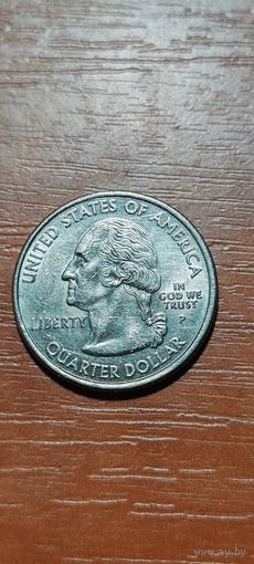 США Штаты и территории 25 центов (квотер) Аляска 2008