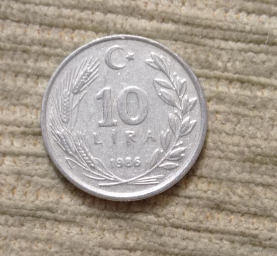 Werty71 Турция 10 лир 1986