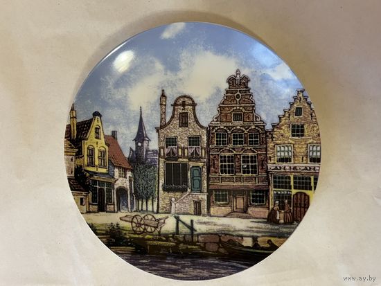 Тарелка декоративная 200 мм. Настенная ГОРОДСКОЙ ПЕЙЗАЖ England collection Lefard