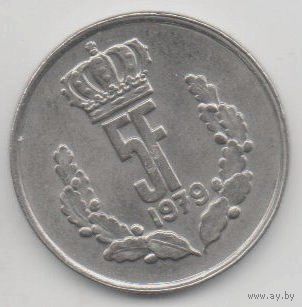 ВЕЛИКОЕ ГЕРЦОГСТВО ЛЮКСЕМБУРГ 5 ФРАНКОВ  1979.