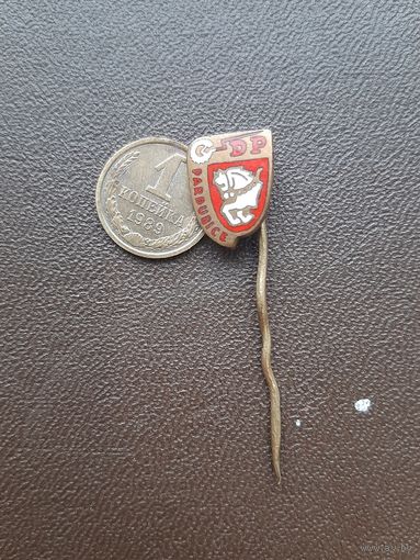 Значок тяжелый эмали DR pardubice