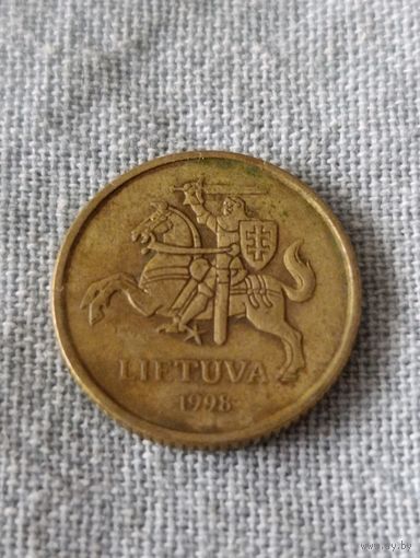 Литва. 10 центов 1998 года. (4)