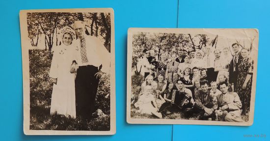 Фото "Свадьба", Зап. Бел., 1920-е гг, в вышиванке