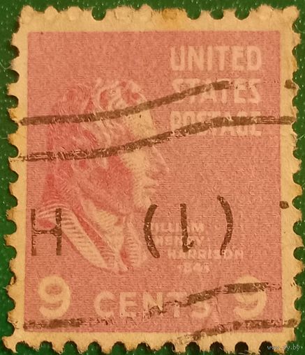 США 1938. 9-й президент Уильям Генри Гаррисон