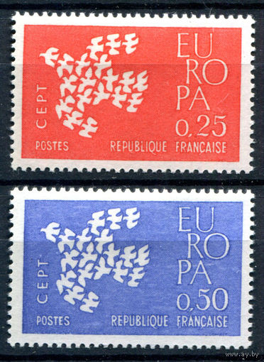 Франция - 1961г. - Europa CEPT - 2 марки - полная серия, MH [Mi 1363-1364]. #2-Fr-63-A-1