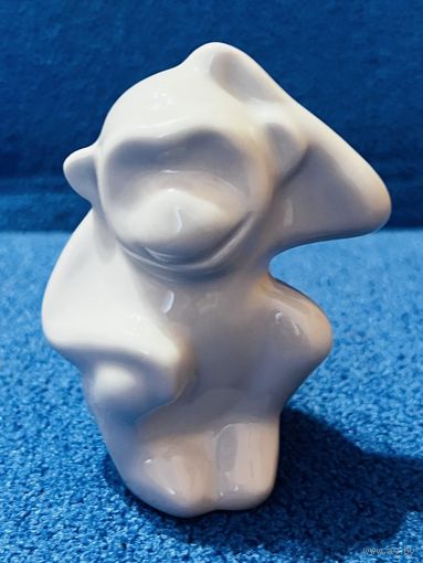 Редкая! АУКЦИОН не с рубля без МПЦ . Фарфоровая статуэтка "Обезьяна" ДФЗ