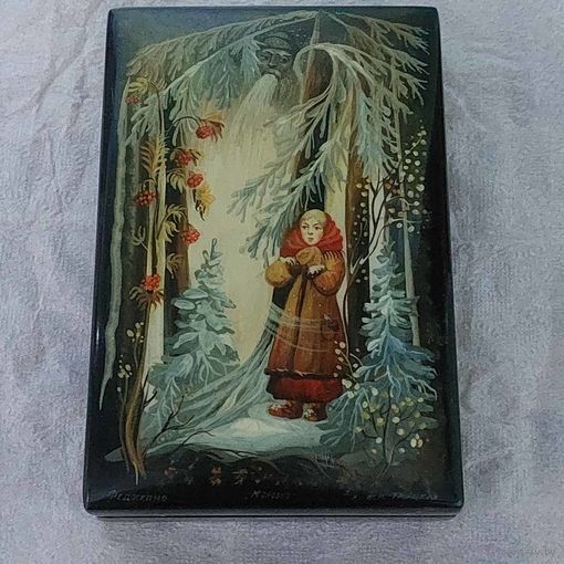 Шкатулка СССР. Федоскино. Морозко.