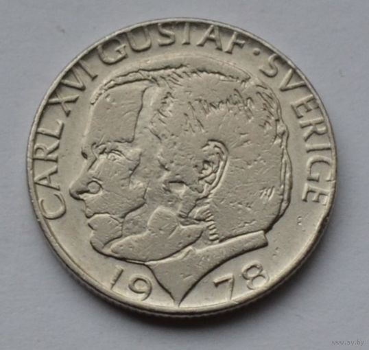 Швеция, 1 крона 1978 г.