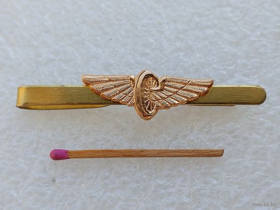 Зажим для галстука. Железная дорога