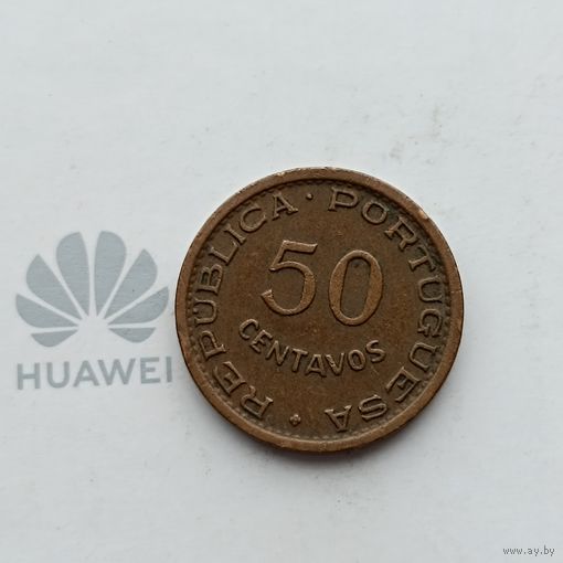 Ангола 50 сентаво, 1954 года. 516