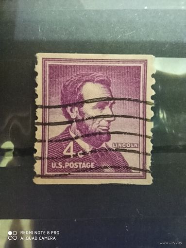 США 1958, Авраам Линкольн (1809-1865), 16 - й президент США.