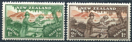 Новая Зеландия 1946 **  Скауты, серия 2 марки, Британские колонии