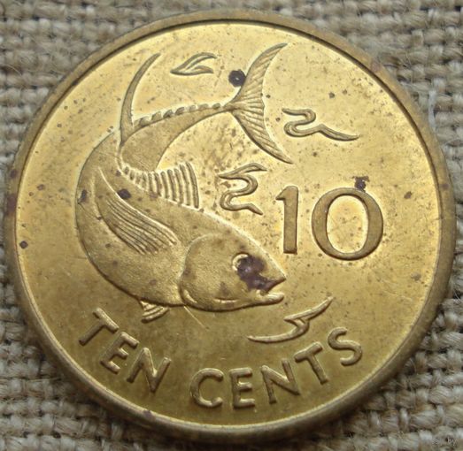 10 центов 1997 Сейшелы
