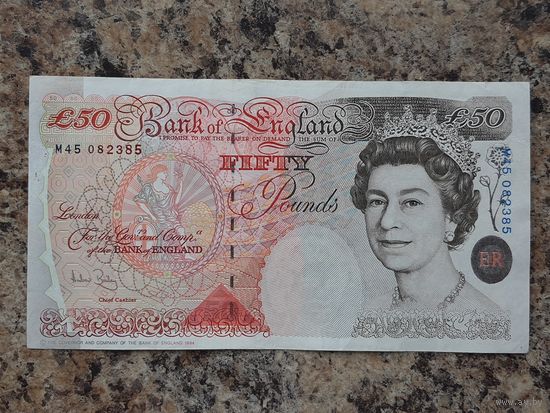 50 фунтов 1994 г. Номер M45 082385