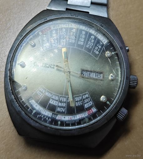 Винтажные классические, Японские часы. Orient Колледж. Автоподзавод, вечный календарь.