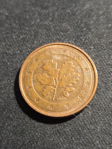 Германия 1 евроцент 2020 G