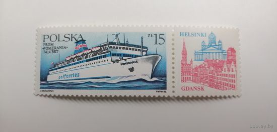 Польша 1986. Грузоперевозки по Балтике. Флот.