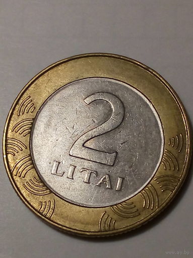 2 лита Литва 2008 год