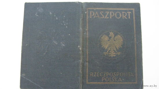 Паспорт Польша 1937 г.