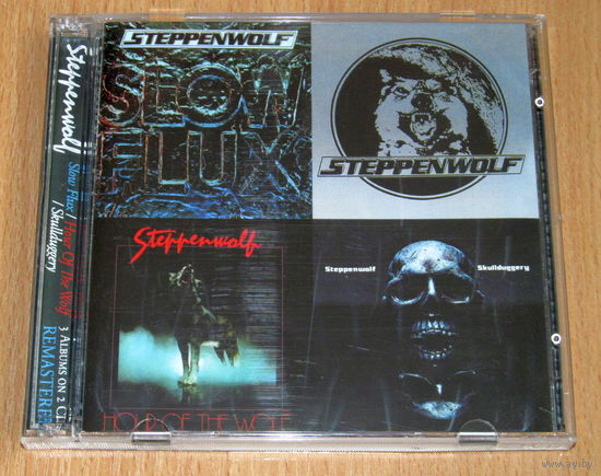 Steppenwolf - Slow Flux (1974) / Hour Of The Wolf (1975) / Skullduggery (1976) (2009, 3 в 2xAudio CD, remastered)
