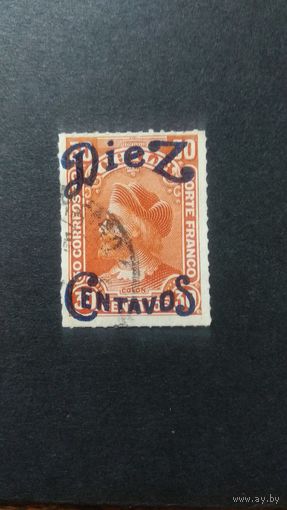 Чили\282с\ 1903 Колумб Стандарт. Надпечатка