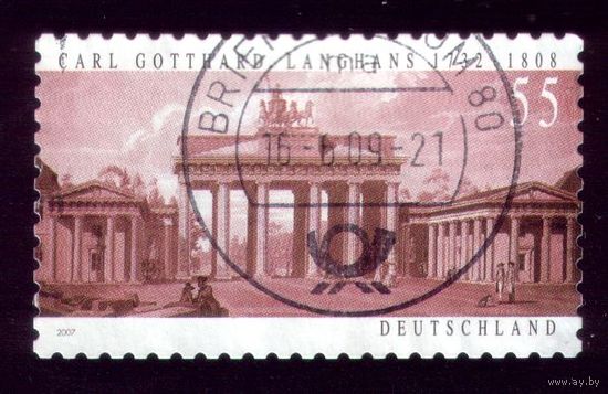 1 марка 2007 год Германия 2634