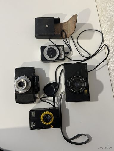 Фотоаппараты СССР Агат, Смена, Вилия. С Рубля