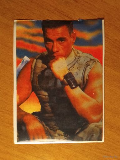 3 наклейки "Жан-Клод Ван Дамм / Jean-Claude Van Damme"