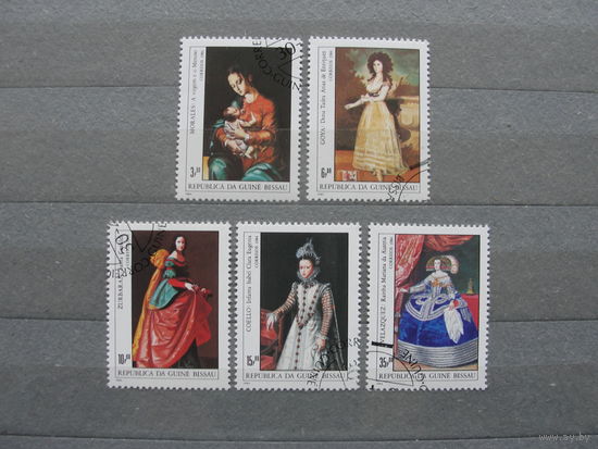 Продажа коллекции с 1 рубля! Искусство на почтовых марках мира.