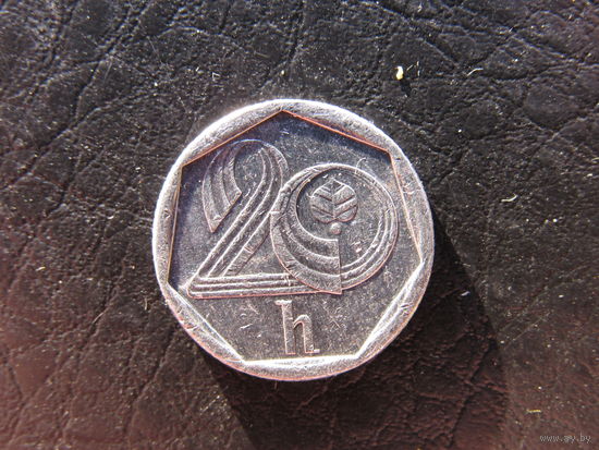 Чехия. 20 геллеров. 1997. С 20 копеек. Распродажа коллекции. Смотрите другие лоты.