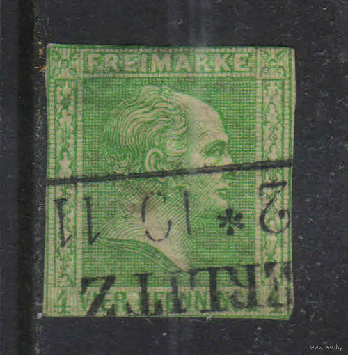 Пруссия Кор 1858 Фридрих Вильгельм IV Стандарт Фон сетчатый #9