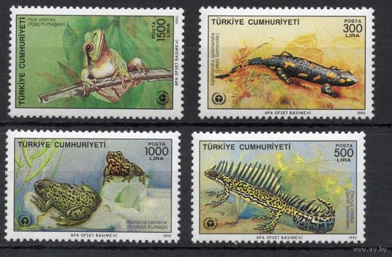 Турция 1990. Фауна 4 марки (2889)