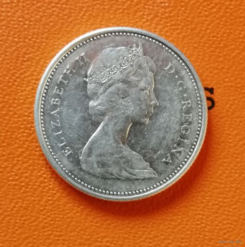 Канада 25 центов 1967 г., 100 лет Конфедерации Канада, KM# 68