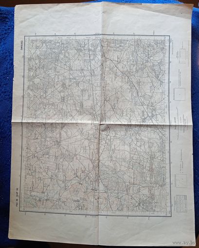 Карта Варшава 1930г.