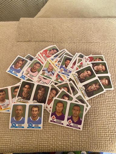 Карточки футбольные - футбол. (футболисты, двойные) - 51 шт.