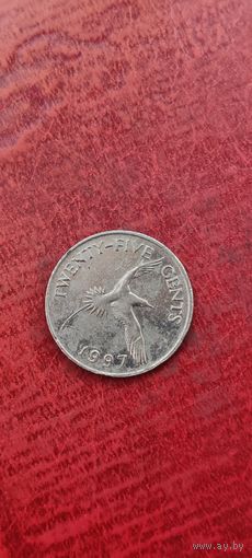 Бермуды 25 цент 1997