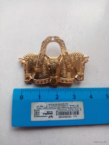 ЗНАЧОК ТРОЙКА ЛОШЕДЕЙ