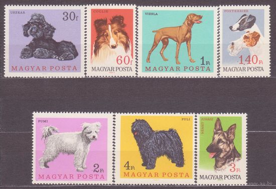 Венгрия 1967г. Фауна породы собак, 7м. **(АВГ