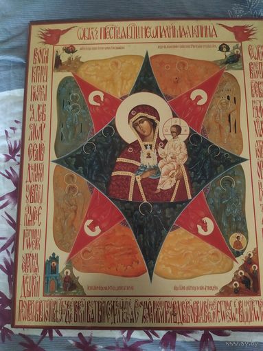Икона купина Пресвятой Богородицы 42/30