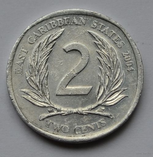 Восточные Карибы, 2 цента 2004 г.