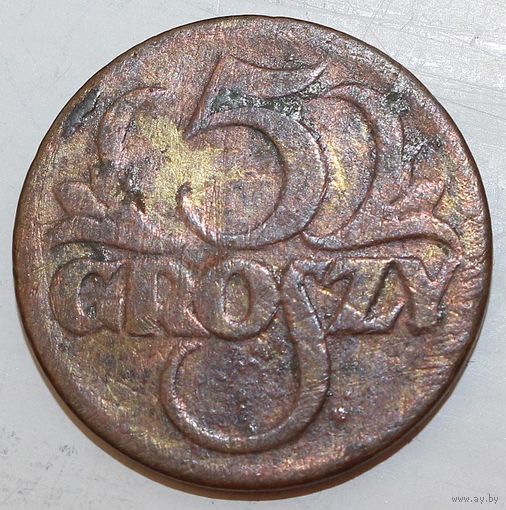 Польша 5 грошей 1923 год