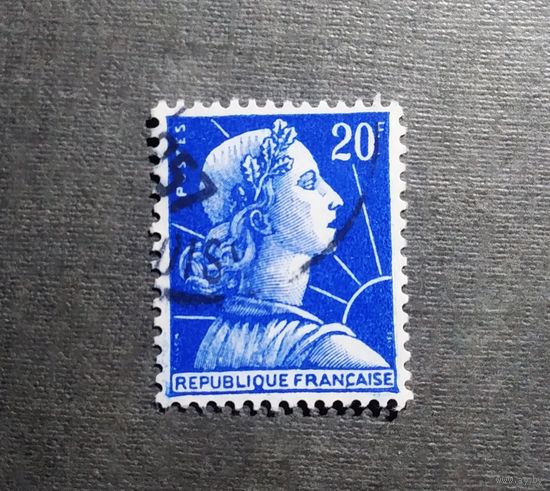 Марка Франция 1957 год Стандартный выпуск