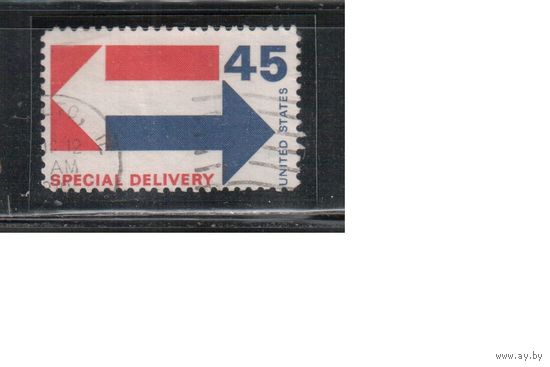 США-1969, (Мих.997),  гаш. ,  Спец. доставка (одиночка)