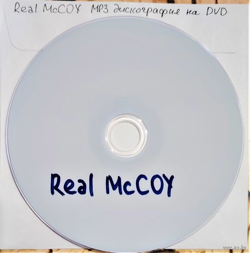 DVD MP3 дискография Real McCOY (Disco, Eurodance, Synthpop)  - 1 DVD