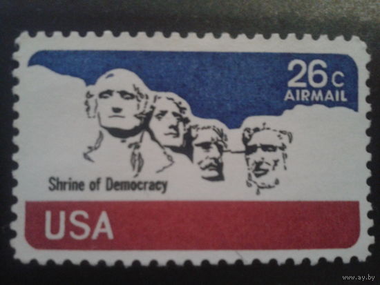 США 1974 авиапочта, нац. мемориал