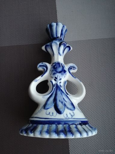 Подсвечник Гжель 70-е годы