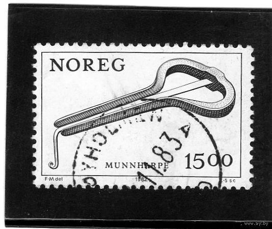 Норвегия.Ми-864.музыкальный инструмент. 1982.
