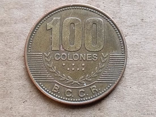 Коста-Рика 100 колонов, 2007г. (D-107)