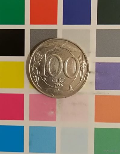 Италия 100 лир  1994